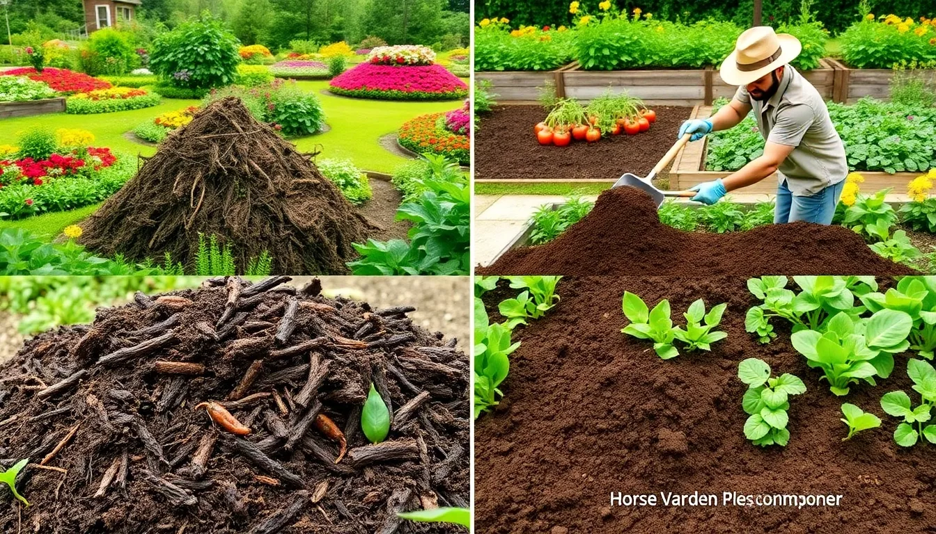 Comment optimiser votre jardin avec du fumier de cheval composté : guide complet
