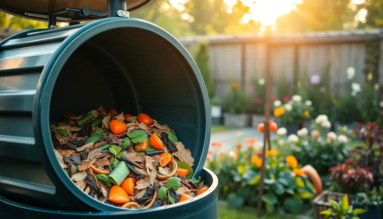 Comparatif des meilleurs composteurs rotatifs pas chers pour un jardin sain