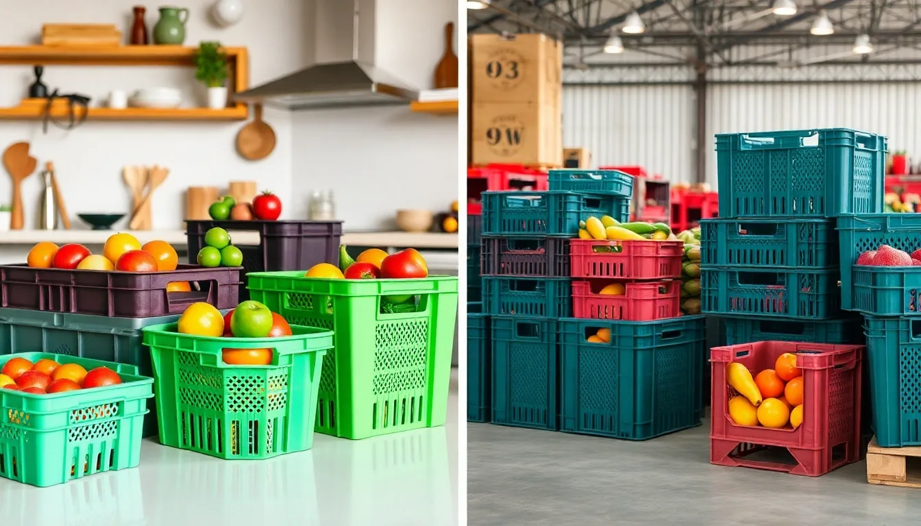 Les Meilleures Cagettes Plastiques Empilables pour Tous Vos Besoins de Stockage