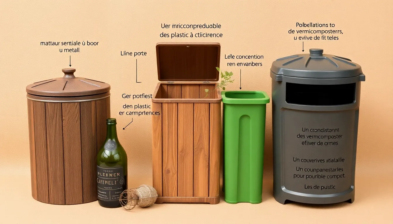 Les meilleures poubelles compost pour cuisine : Guide d’achat et avis