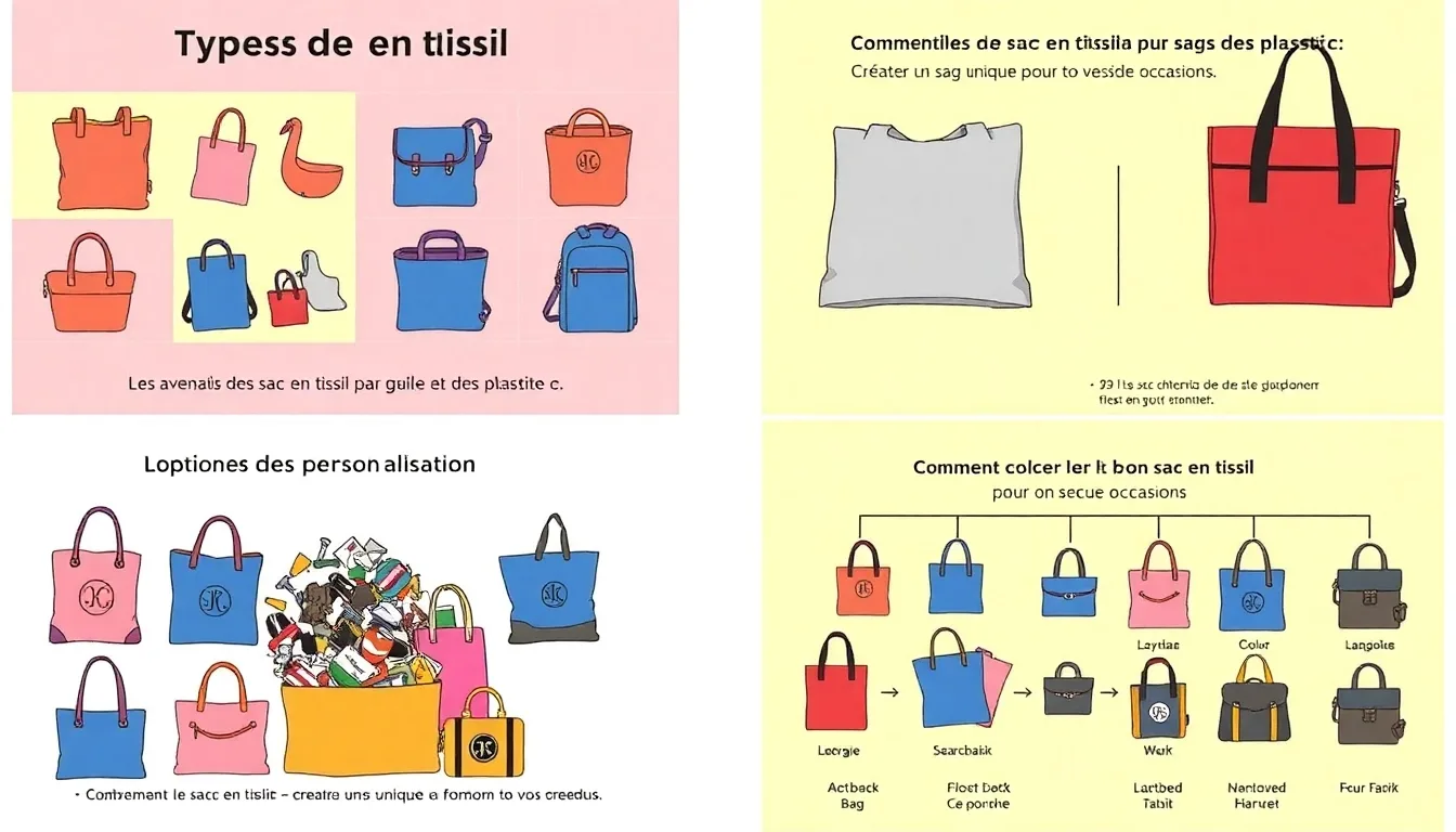 Tout savoir sur les Sacs en Tissu : Styles, Avantages et Options Personnalisées