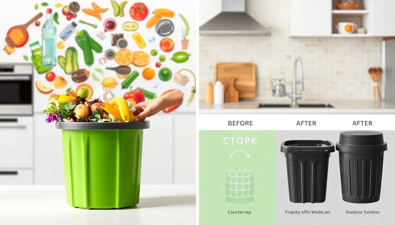 Poubelle à compost : Guide d’achat et conseils pour une cuisine zéro déchet