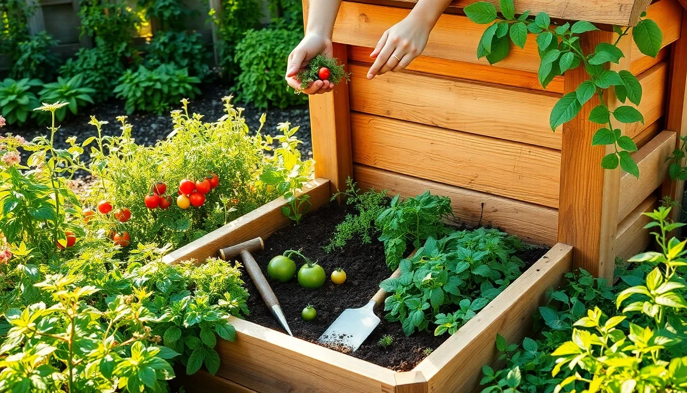 Potager Composteur : Cultivez Vos Plantes Tout en Composant Vos Déchets Organique