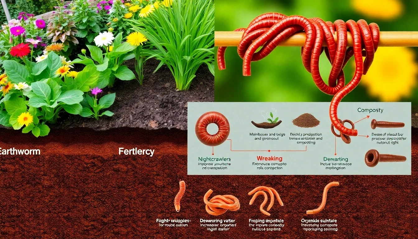 Tout savoir sur les vers de terre : rôle, types et avantages pour votre jardin